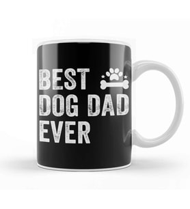 Best Dog Dad Ever 013 Kupa Bardak Porselen