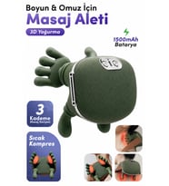 Glr LSF-N7 Şarjlı Isıtmalı Omuz Ve Boyun Masaj Aleti Yoğurmalı Masaj Kemeri