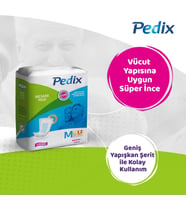 PEDİX MESANE PEDİ UNISEX ORTA BOY MEDIUM (M) 12 ADET