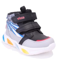 Vicco David 946P25K420 Siyah Ortopedik Günlük Işıklı Erkek Çocuk Spor Bot
