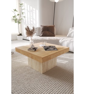 VOLKA Orta Sehpa 72x72 cm İskandinav Stili Küp