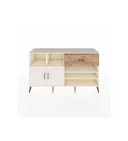 Kronos Konsol 6 Raflı Tek Çekmeceli 2 Kapaklı 176x59x99 Aytaşı-Aytaşı/Çam