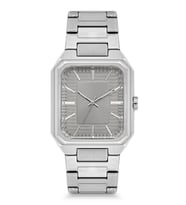 Newera Watch Çelik Kordon Dikdörtgen Erkek Kol Saati