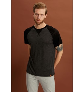 ALEXANDERGARDI SPOR T-SHİRT (E22-74700) (Siyah-Antrasit)