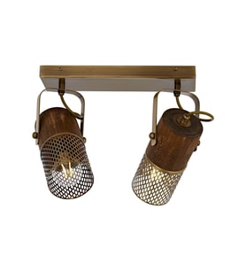 AVONNI AR-60265-2EY Eskitme Kaplama Modern Avize E27 Metal Ahşap 32x25cm