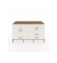 Kronos Konsol 5 Raflı 3 Çekmeceli 4 Kapaklı 176x59x99 Çam-Aytaşı