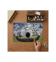 Yeni Bir Fikir - İş Adamı Tasarımı 240 parça Ahşap Puzzle Ahşap Kutuda MP03094