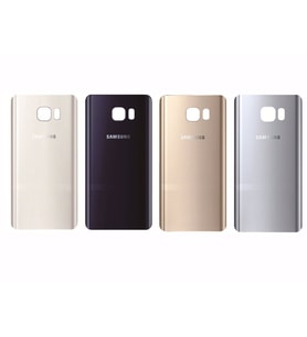 Samsung Galaxy S7 G930 Arka Kapak Pil Batarya Kapağı Logolu (Altın)