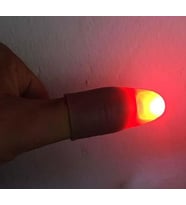 Led Işıklı Renkli Sihirli Parmak Işıklı Parmak Şaka Parmak 1 Adet