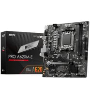 MSI PRO A620M-E A620 DDR5 Vga GLan mATX HDMI M2 USB3.2 AM5 AMD Anakart (Siyah)