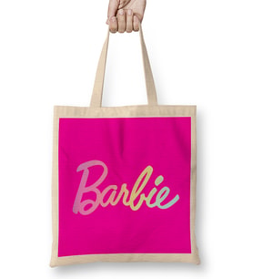 Barbie Logo Bez Çanta Uzun Saplı