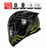 M801 Snake Arrow Motosiklet Kaskı Spoiler Mod Güneş Vizörlü Full Face Kask