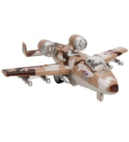 Sesli ve Işıklı Die Cast Çek Bırak Savaş Uçağı