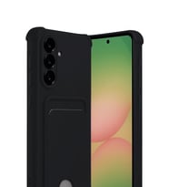 Pilelistore   Samsung Galaxy A56 Kılıf Kelvin Kartvizitli Silikon - Siyah
