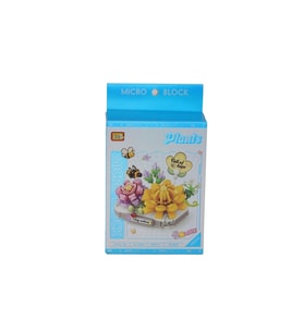 LZ8832 LOZ Kremsi Yeşim Lotus BLOCK OYUNCAK