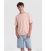 LCW Kids Pembe Bisiklet Yaka Erkek Çocuk Tişört