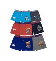 Tutku Erkek Çocuk Baskılı Boxer 6'Lı  (Karışık)