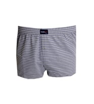 Mode XL Büyük Beden Erkek Boxer Desenli Poplin 6348 Gri