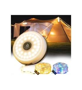 Güneş Enerjili Makara LED Kamp Lambası
