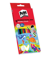Pritt Mum Pastel Boya Crayon Karton Kutu Silinebilir 12 Renk Mum Pastel Boya (Karışık)