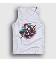 Presmono Unisex Beyaz Tanjiro Nezuko Anime Demon Slayer Kimetsu No Yaiba Atlet 308913tt