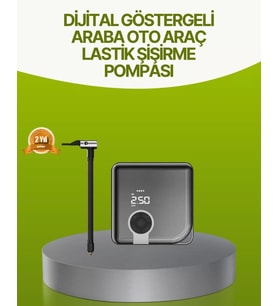 Dijital Ekranlı Taşınabilir Akıllı Araç Hava Kompresörü
