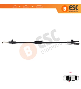 Fiat Albea Palio için Ön Sol Kapı Açma Teli 98822124