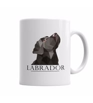 Labrador Black Pug Köpek Kupa Bardak Porselen