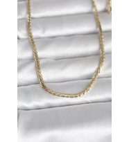 CM 14K Gold Renk Yassı Model 60 cm Kadın Kolye - TJ-BKO10994