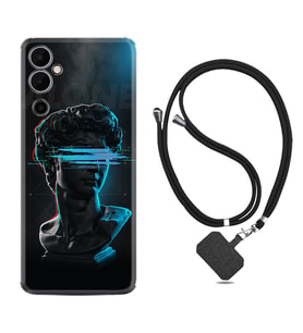Tecno Pova Neo 2 Kılıf Silikon Boyun Askılı İpli Desenli Silikon Alone 1668