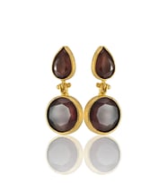 Kadir Jewellery 22 Ayar Altın Kaplama Vintage Küpe -El İşçiliği Ve Hipoalerjenik Küpe