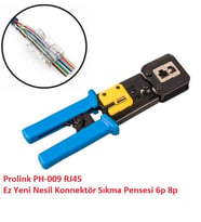 Prolink PH-009 RJ45 Ez 6p 8p / Rj11 Rj12 Rj45 Yeni Nesil Konnektör Sıkma Pensesi