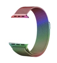 Apple Watch 42mm Uyumlu Kordon Hasır Metal Mıknatıslı Örgü Zore KRD-01 Kayış