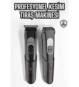Mey İthalat® Saç Sakal Epilasyon Öncesi Tüy Kısaltma Makinesi Unısex 4 Taraklı