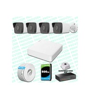 Provzen Hikvision 4 Kameralı IP 1080P Mikrofonlu Güvenlik Kamerası Olay Anında bildirim
