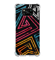 Xiaomi Poco X3 Pro Köşe Korumalı Antişok Kapak Eskitme Tasarımlı Şeffaf Silikon Kılıf