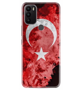 General Mobile GM 21 Pro Kılıf Desenli Silikon Şanlı Türk Bayrağı 1315