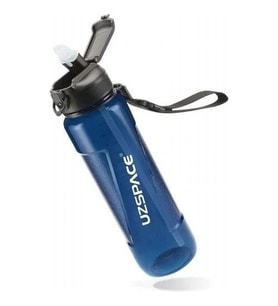 UZSPACE PİPETLİ MATARA TRITAN 6056 850 ML MAVİ