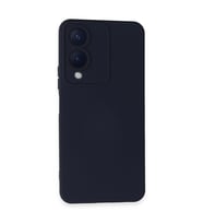 Vivo Y17s Kılıf Nano İçi Kadife Silikon - Lacivert