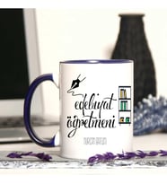 Edebiyat Öğretmenine Özel Öğretmenler Günü Hediyesi Kişiye Özel Kupa Bardak