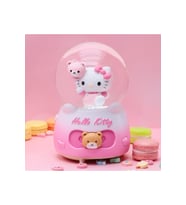 Hello Kitty Büyük Boy Kar Küresi Işıklı, Müzikli, Püskürtmeli, Pembe, 16X12 (K.Pembe)