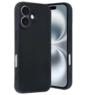 Newface Apple iPhone 16 Kılıf Aras Deri Kapak - Siyah