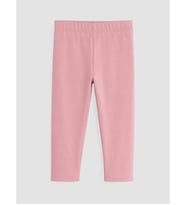 LCW Kids Pembe Beli Lastikli Kız Çocuk Tayt