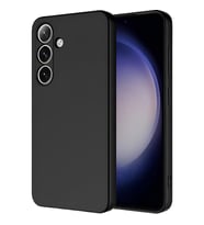 Samsung Galaxy S24 Plus İçi Kadife Silikon Kılıf Siyah