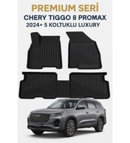 Chery Tiggo 8 Promax 2024+ 5 Koltuklu Luxury 3D Oto Paspas Premium