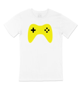 Sarı Joystick Tişört
