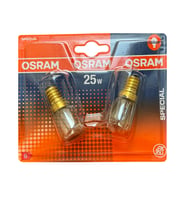 (2'Li Paket) Osram 25W Sarı Işık E14 Duylu (İnce Duy) Buzdolabı Ampulu