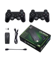 M8 Video Retro Oyun Konsolu 4K 2.4g Hd Arcade 21127 Oyunlu 64 GB Hafızalı (Siyah)
