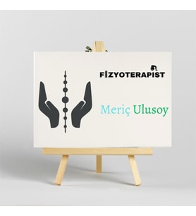 Fizyoterapistlere Özel İroka Ayaklı Masa Üstü İsimlik
