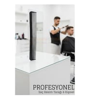 Kuaför Saç Kesim Tarağı - Profesyonel Eğimli Tasarım Berber Kesim Tarağı